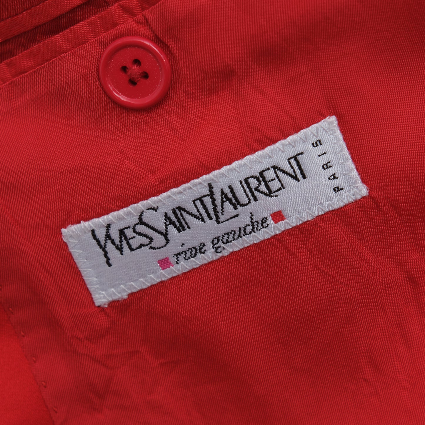 Hedi Slimane for Yves Saint Laurent Rive Gauche S/S2000 Red Suit