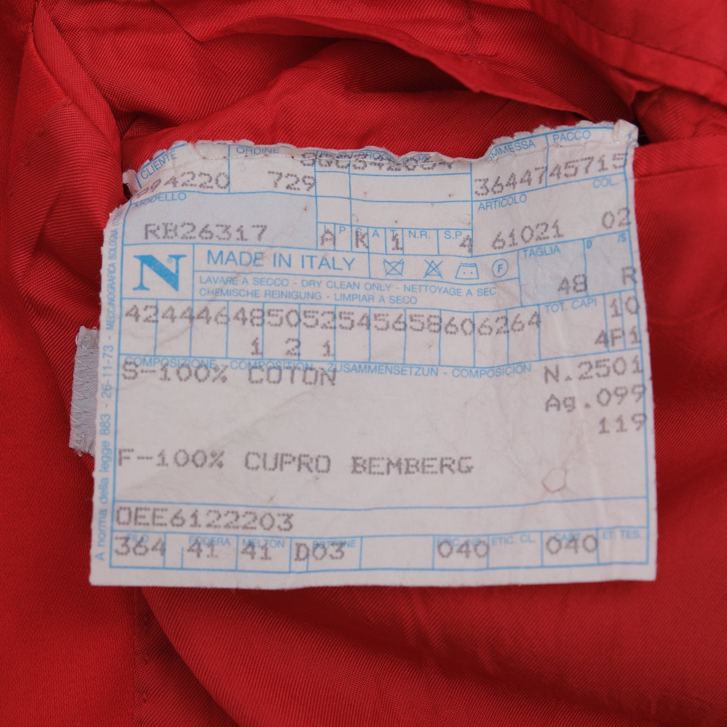 Hedi Slimane for Yves Saint Laurent Rive Gauche S/S2000 Red Suit