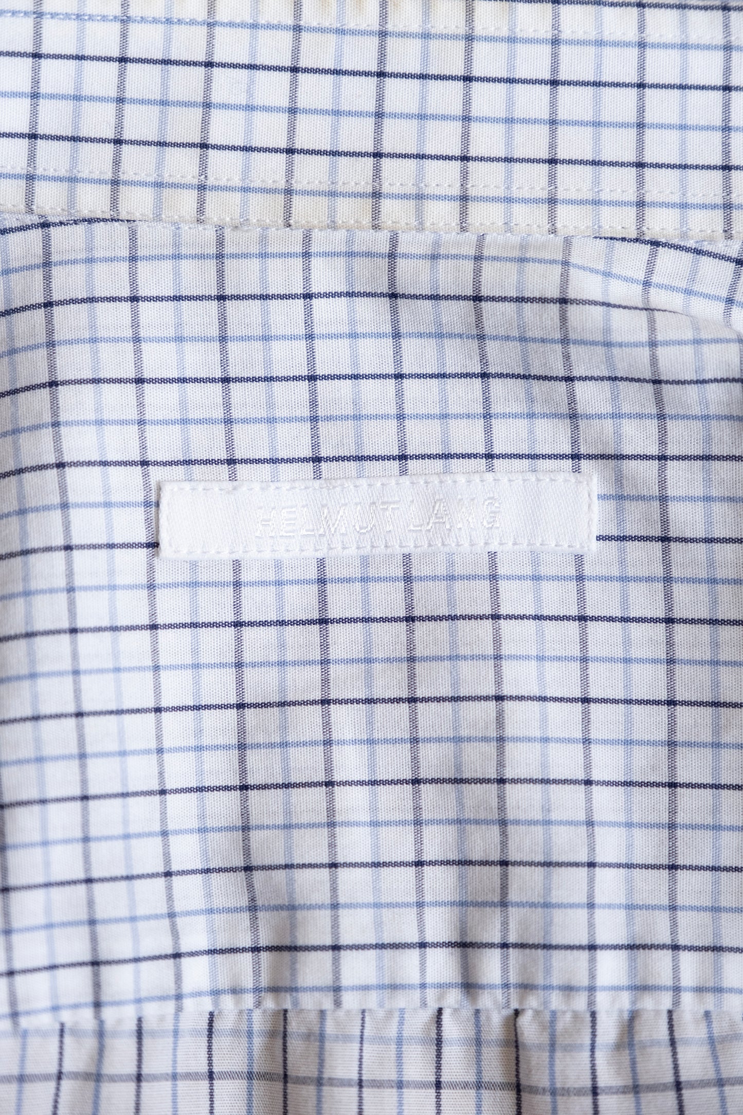 Helmut Lang 2000s Cross Pattern Button Down