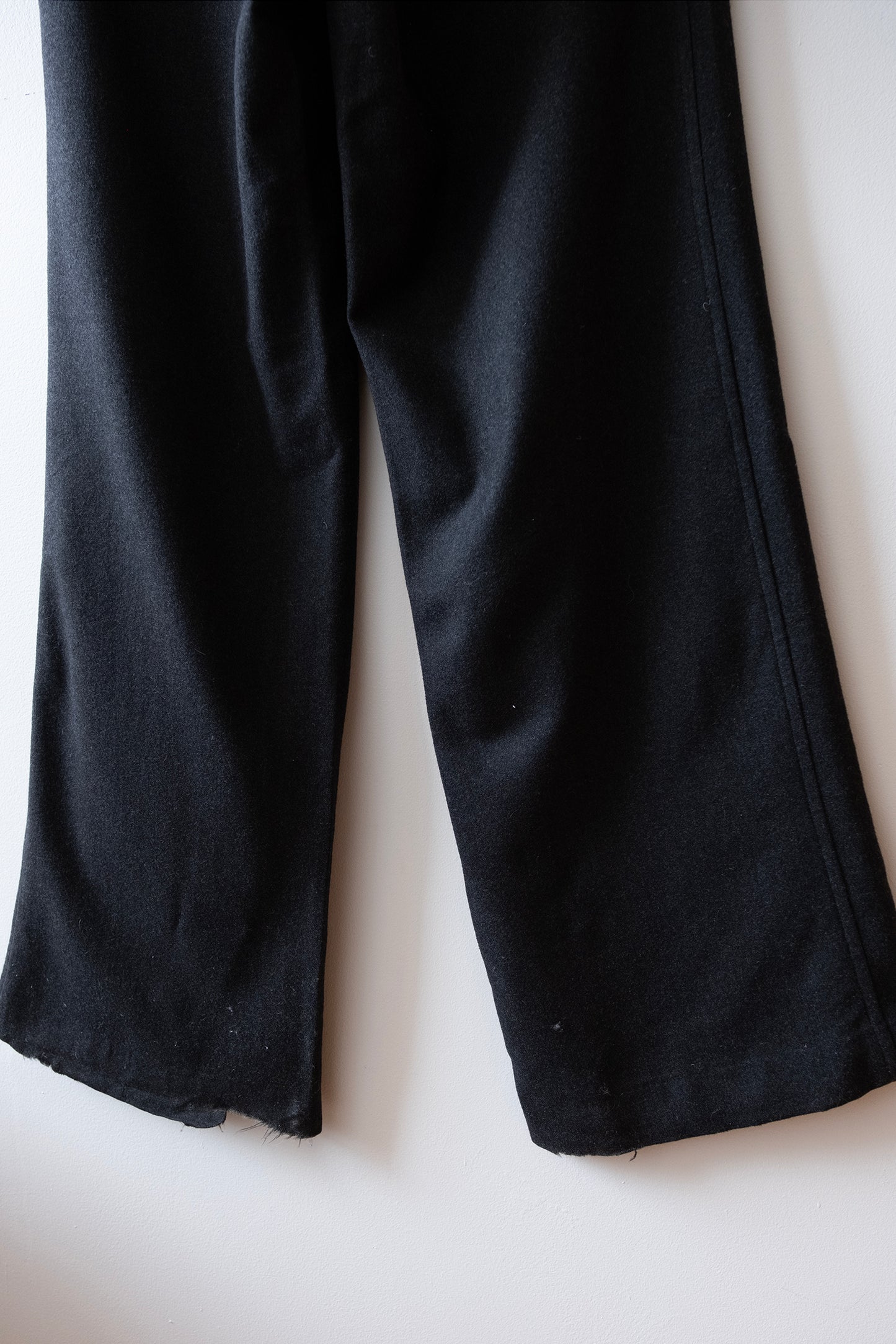 Vintage Prada 2000s Wool Blend Trousers with Velcro Details