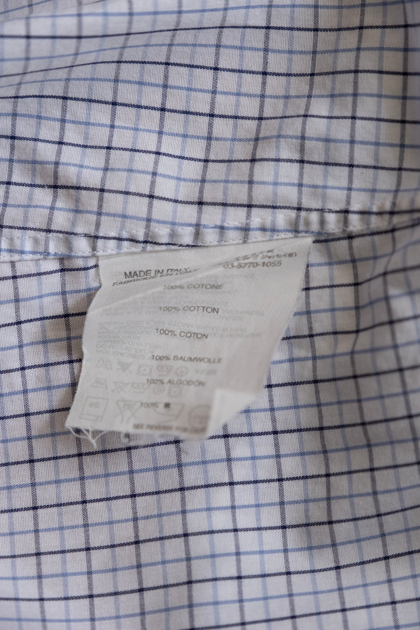 Helmut Lang 2000s Cross Pattern Button Down