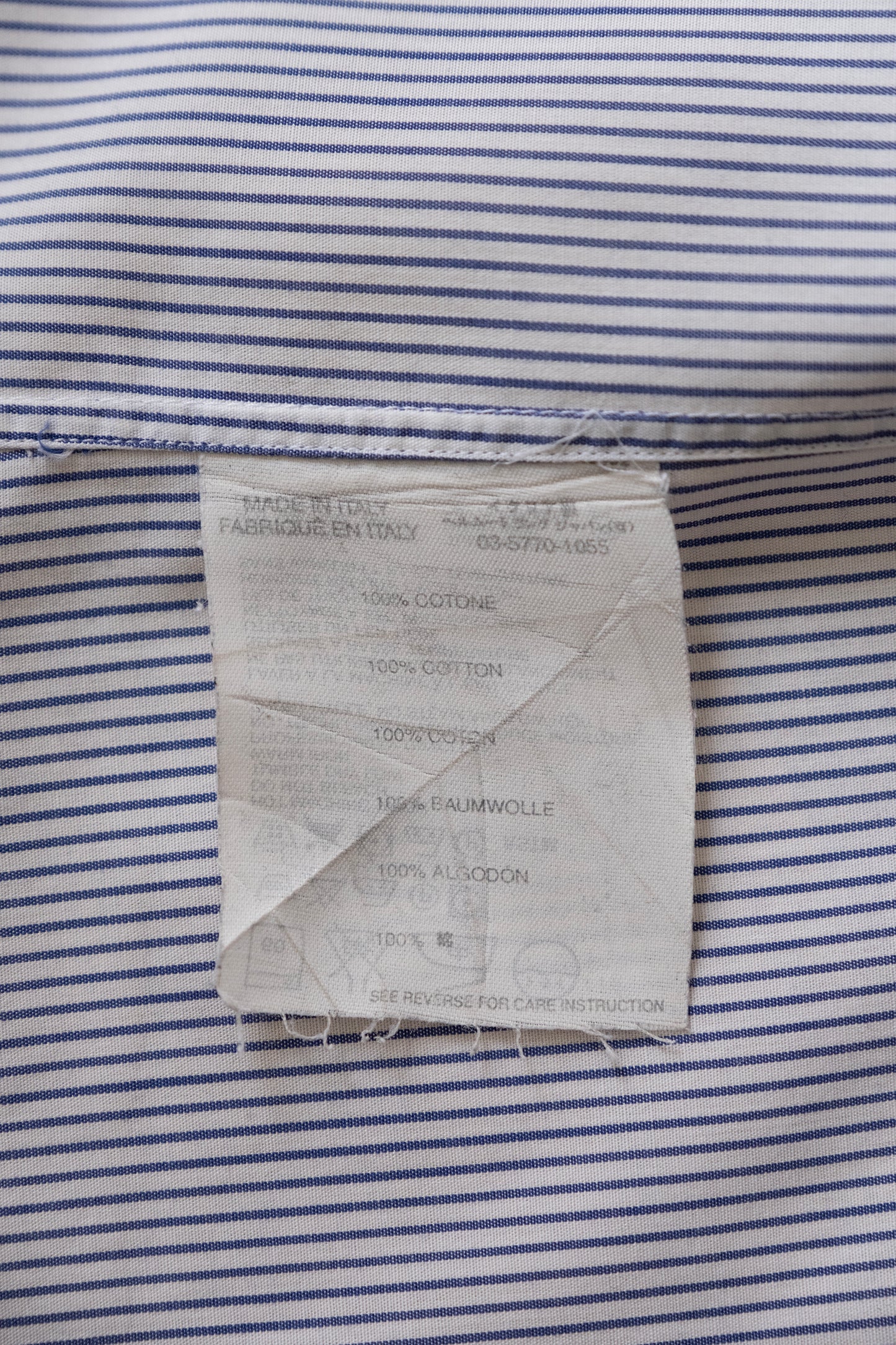 Helmut Lang 2000s Striped Button Down Shirt