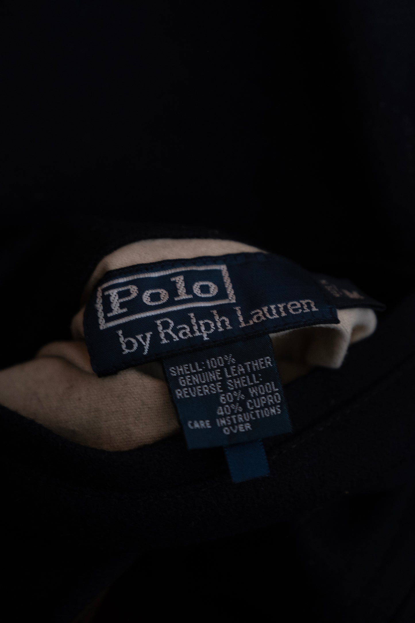 Vintage Ralph Lauren Reversible Leather and Wool Jacket