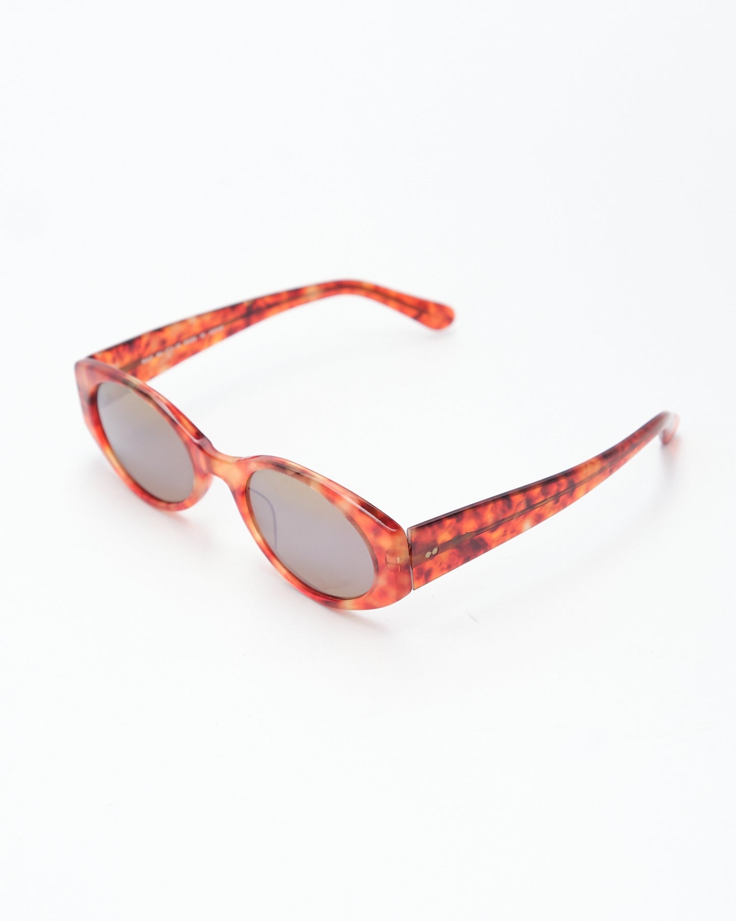 Vintage Maui Jim Reddish Orange Tortoiseshell Sunglasses