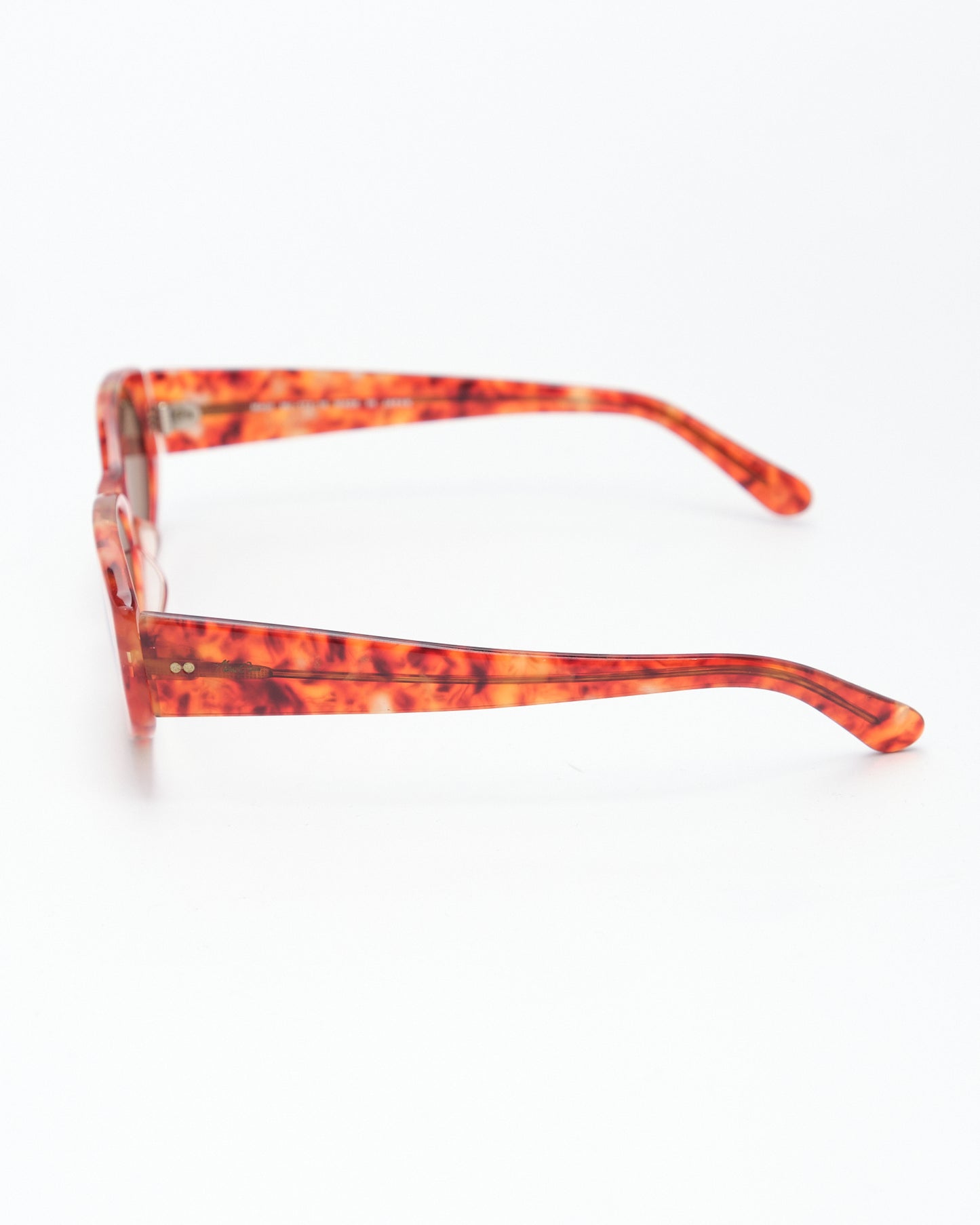 Vintage Maui Jim Reddish Orange Tortoiseshell Sunglasses