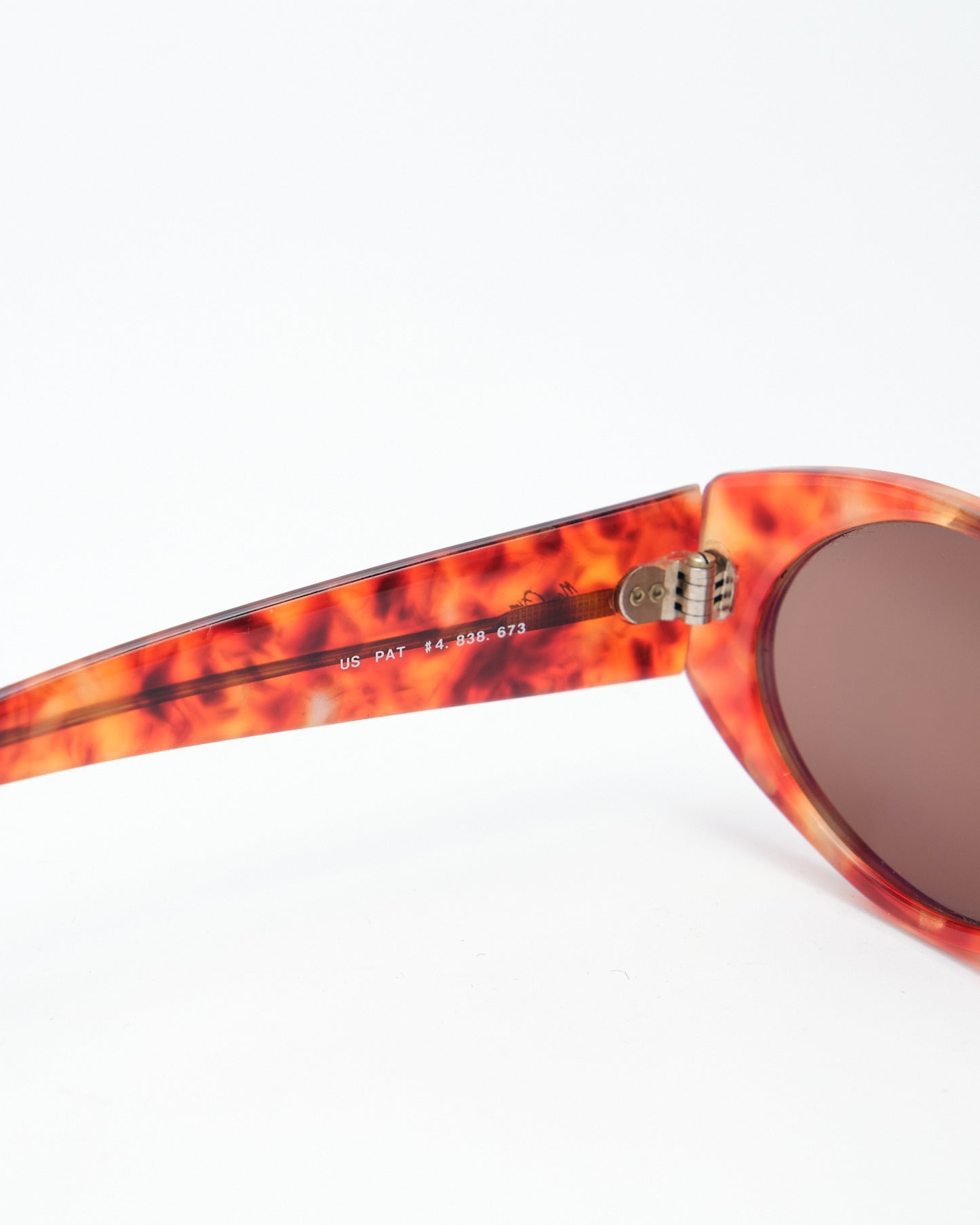 Vintage Maui Jim Reddish Orange Tortoiseshell Sunglasses