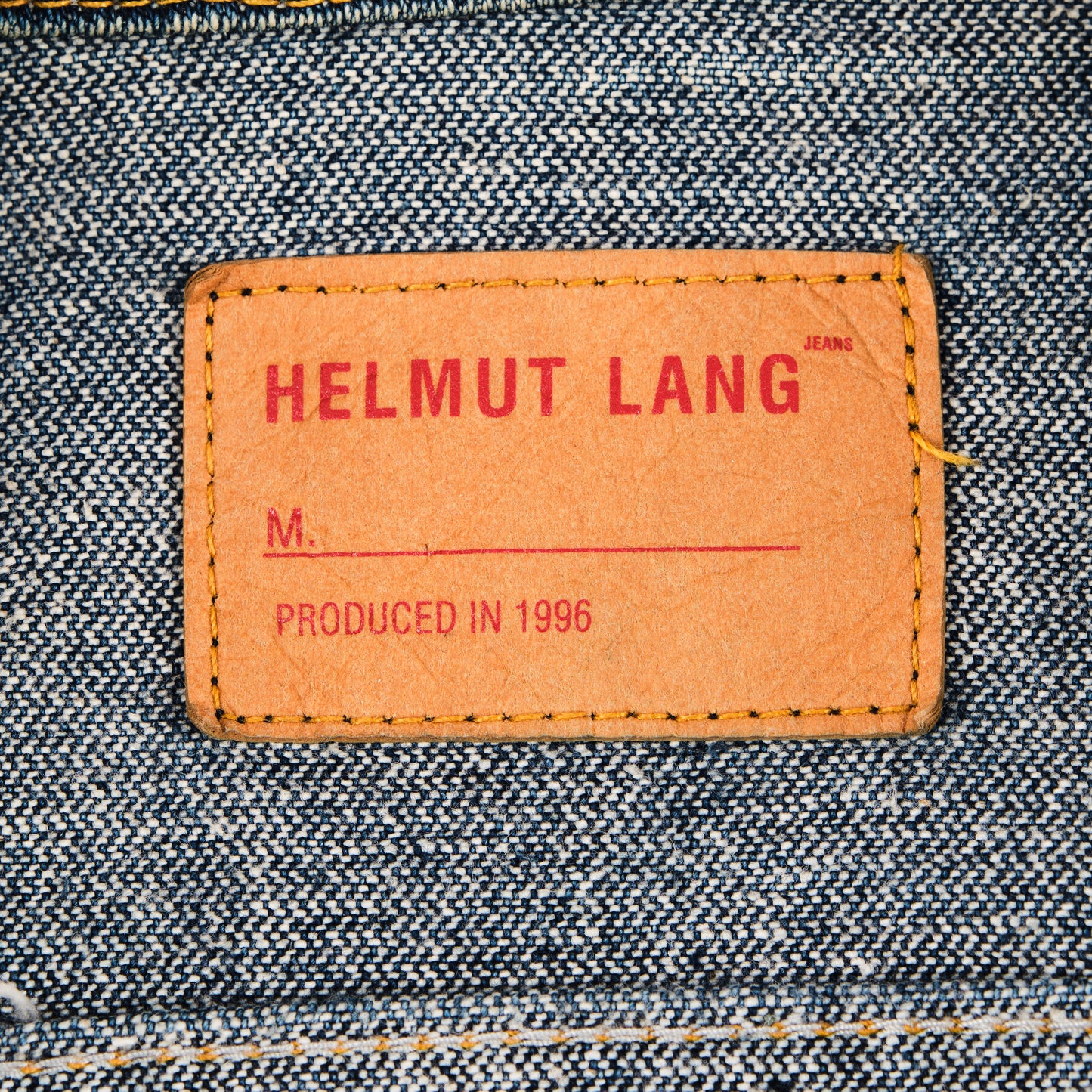 Helmut Lang S/S 1996 Cock Ring Denim Jacket