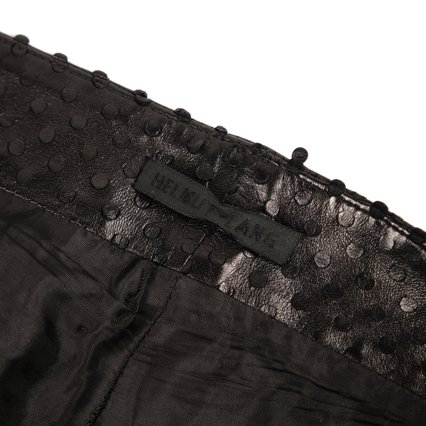 Helmut Lang S/S 2002 Perforated Leather Trousers