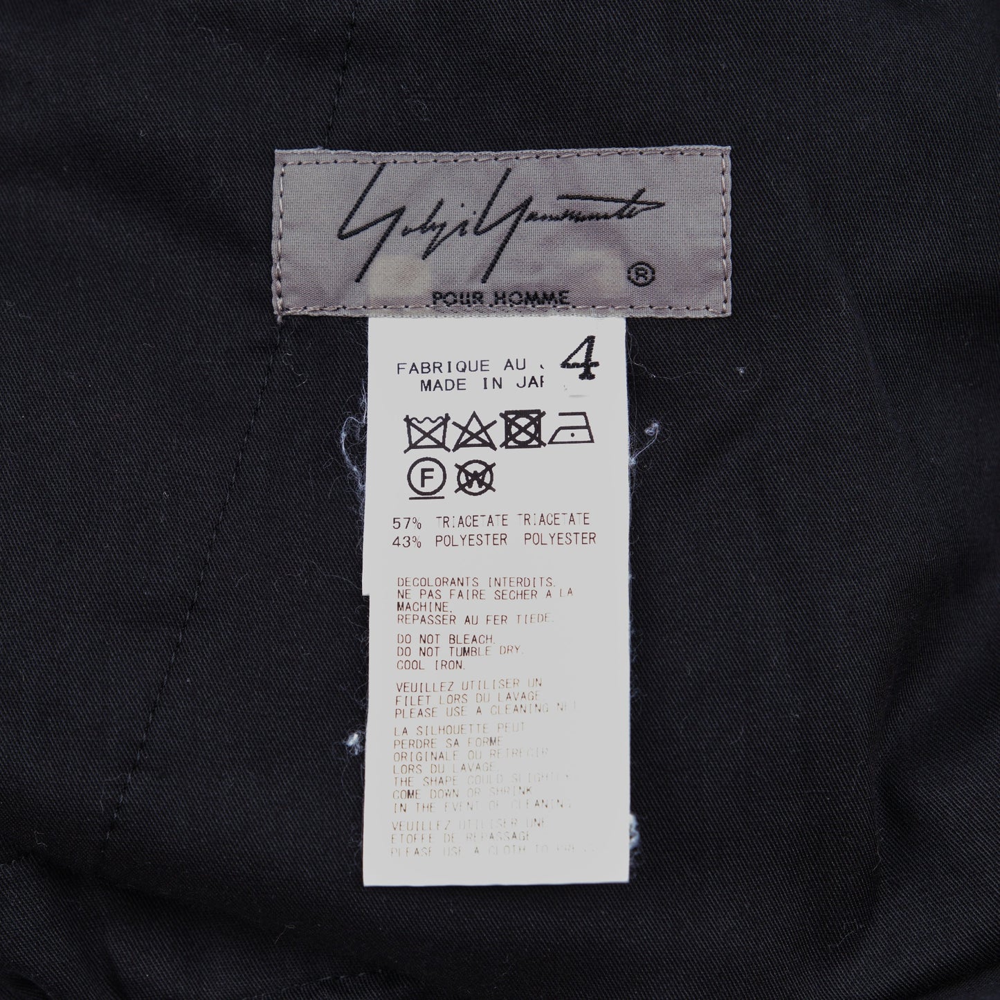 Yohji Yamamoto Pour Homme Shin Length Wide Leg Shorts