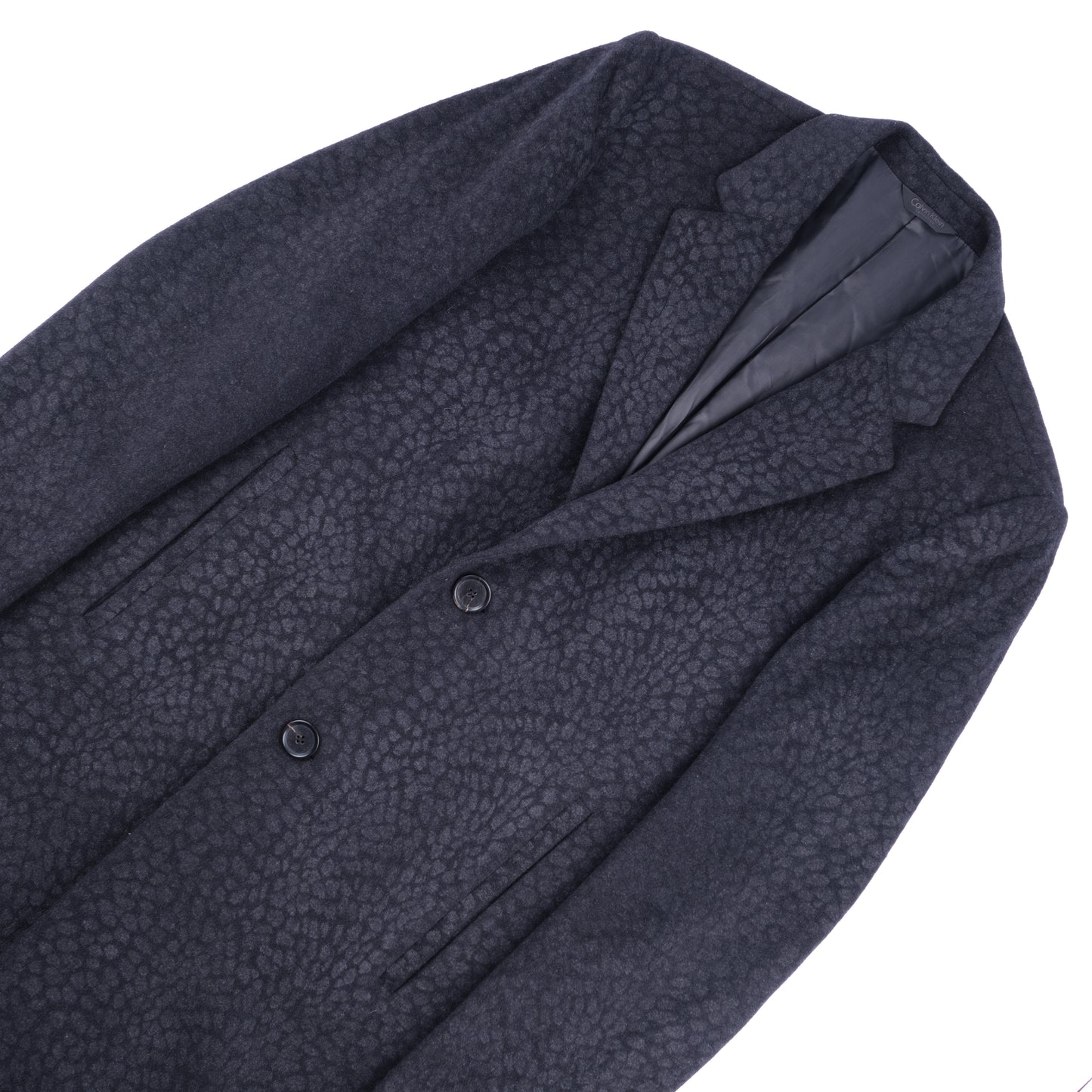 Calvin Klein Collection Printed Trompe L'Oeil Wool Jacket