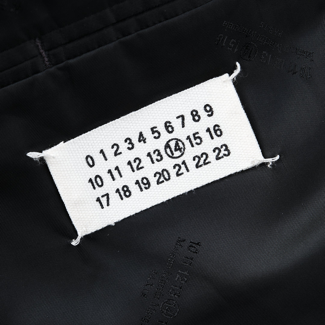 Martin Margiela F/W2006 (14) Double Vented Navy Chalkstripe Blazer