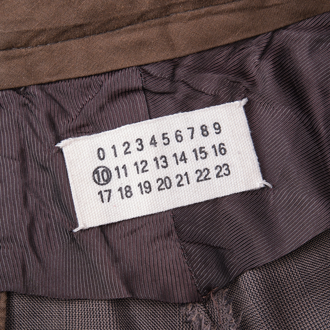 Martin Margiela S/S2003 (10) Wool Trousers in Brown