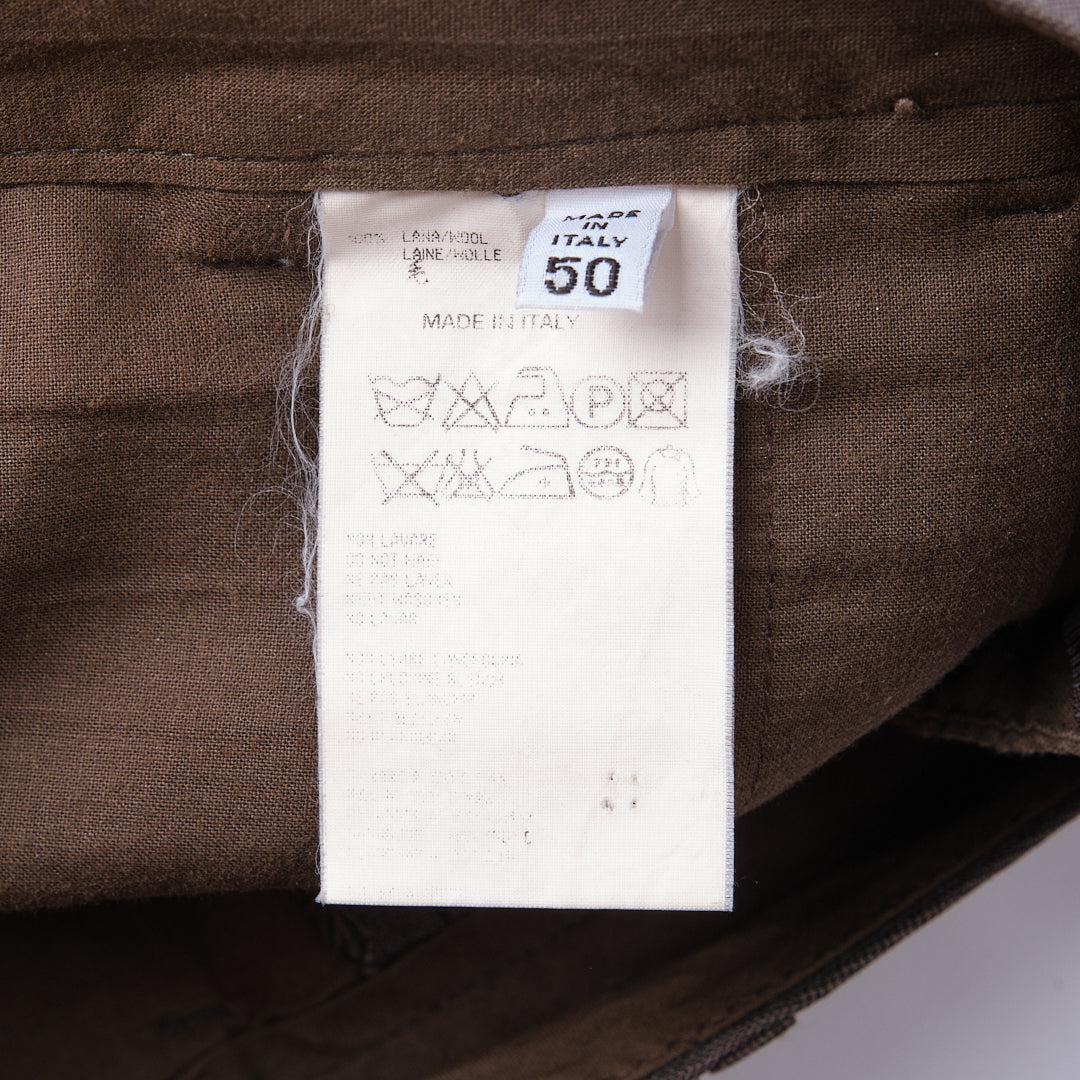 Martin Margiela S/S2003 (10) Wool Trousers in Brown