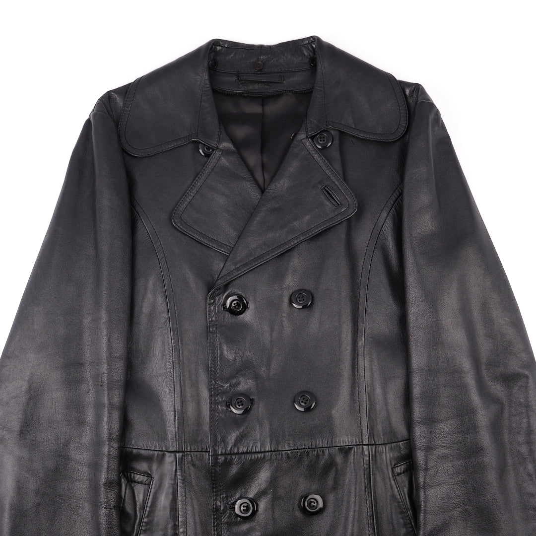 Vintage 1970s Italian Unisex Trench Coat