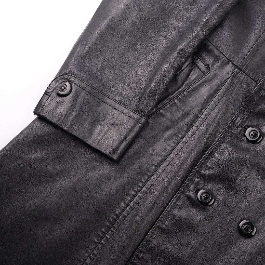 Vintage 1970s Italian Unisex Trench Coat