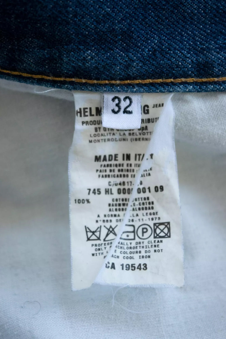 8. Helmut Lang 1999 Raw Denim in Turn-Up Cut