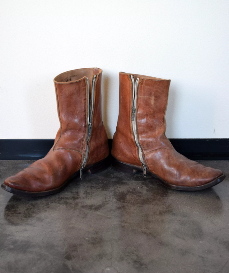 Carol Christian Poell Safe Double Zip Boots