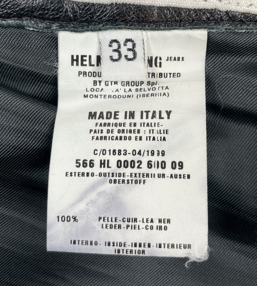 Helmut Lang F/W 1999 5-Pocket Leather Pants