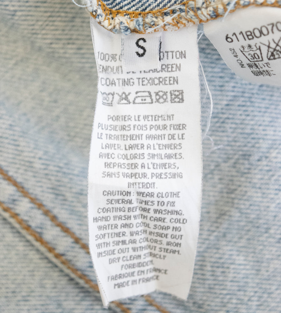 Martin Margiela (0) (10) Artisanal Type III Jacket Coated in White Texicreen