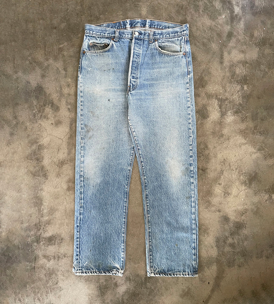 Levi's 501 1970's Blank Red Tab Tagged W33 L31