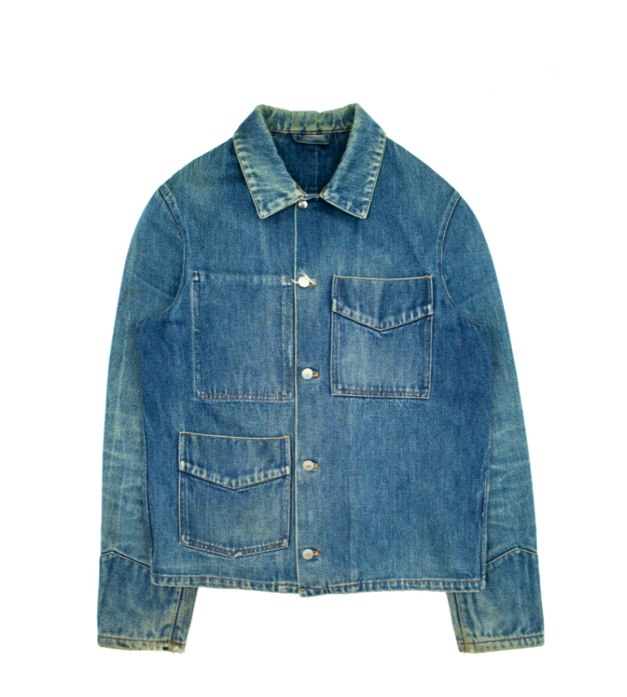 Helmut Lang 1996 GTR French Chore Denim Jacket – Chaperone Store