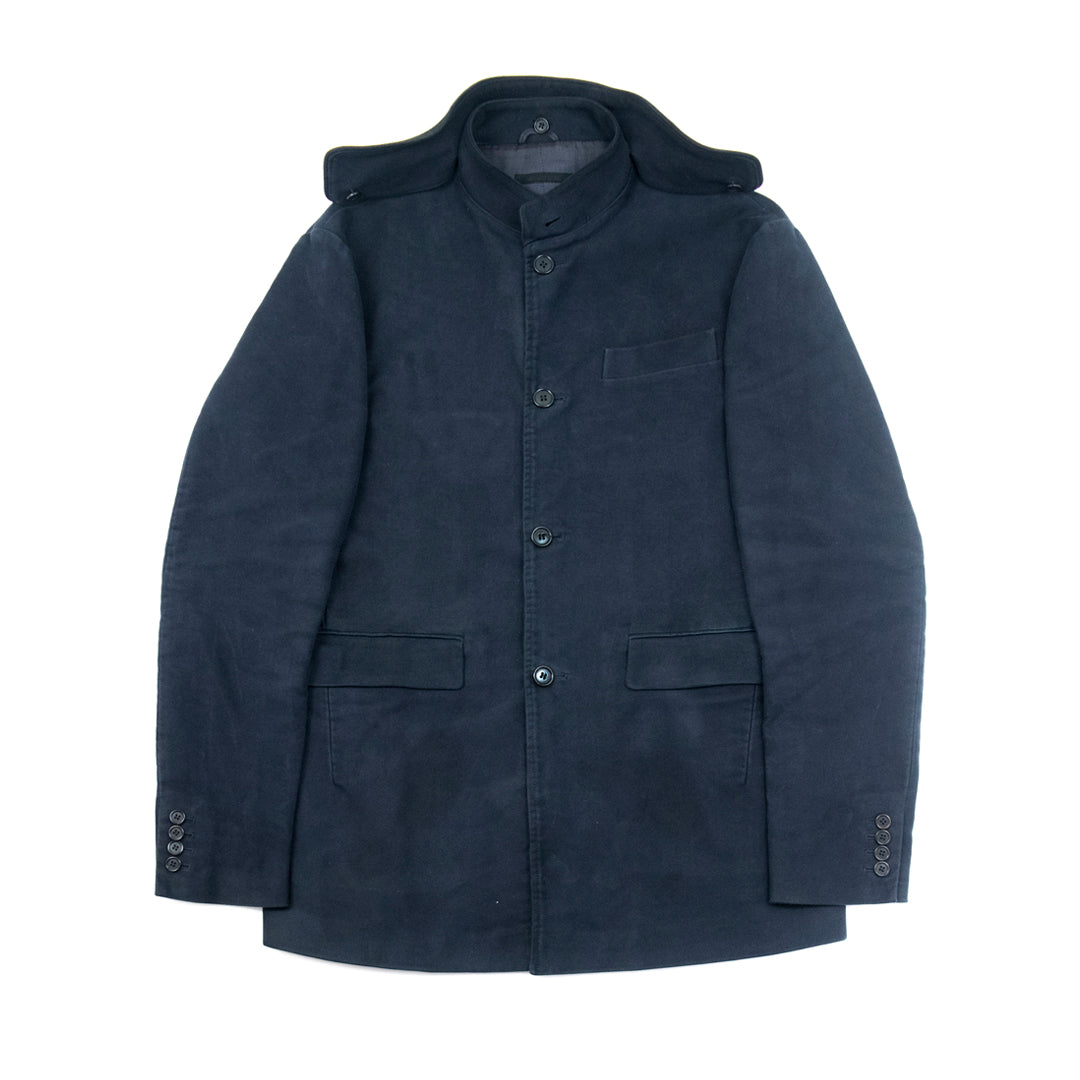 Helmut Lang 2002 Double Collar Moleskin Jacket
