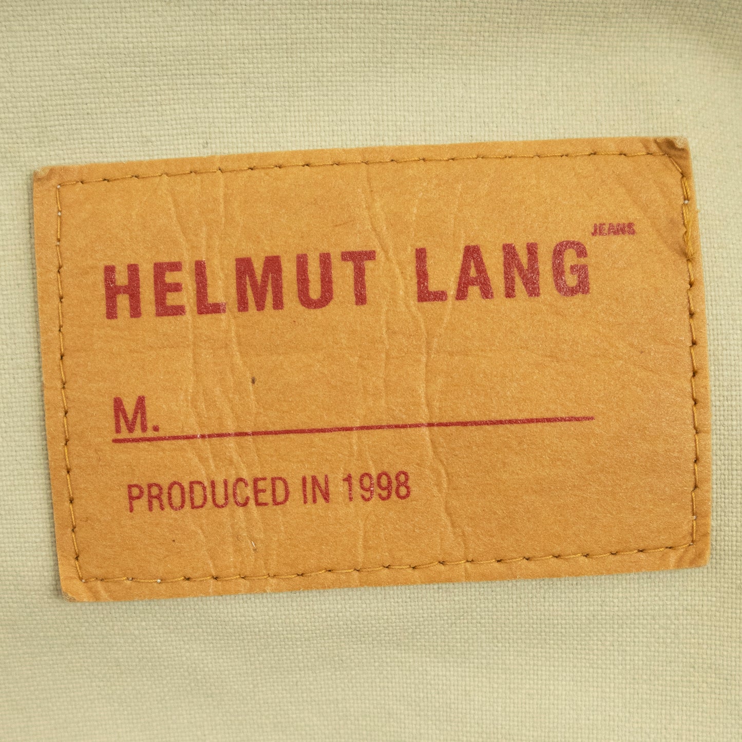 Helmut Lang 1998 Type II Jacket in Resinated Cotton