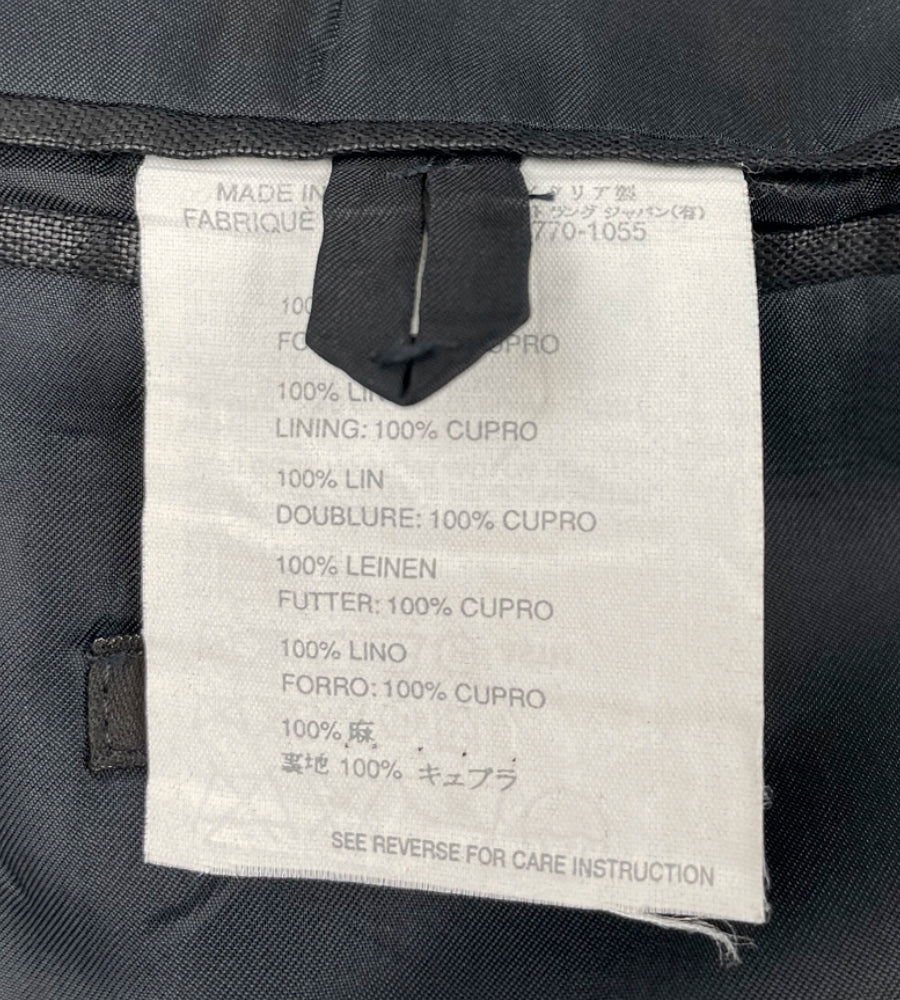 Helmut Lang S/S 2001 Coated Linen Suit