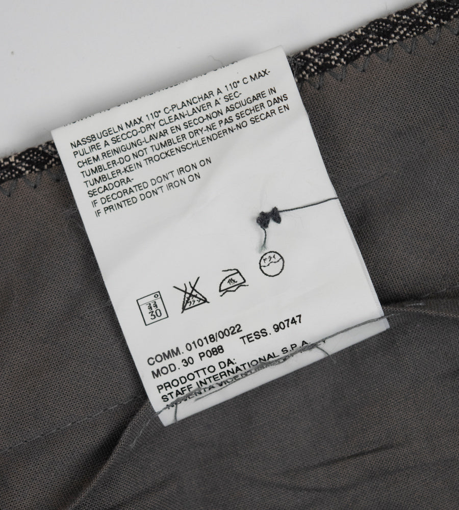 Martin Margiela F/W 2002 Patterned Wool Blend Trousers