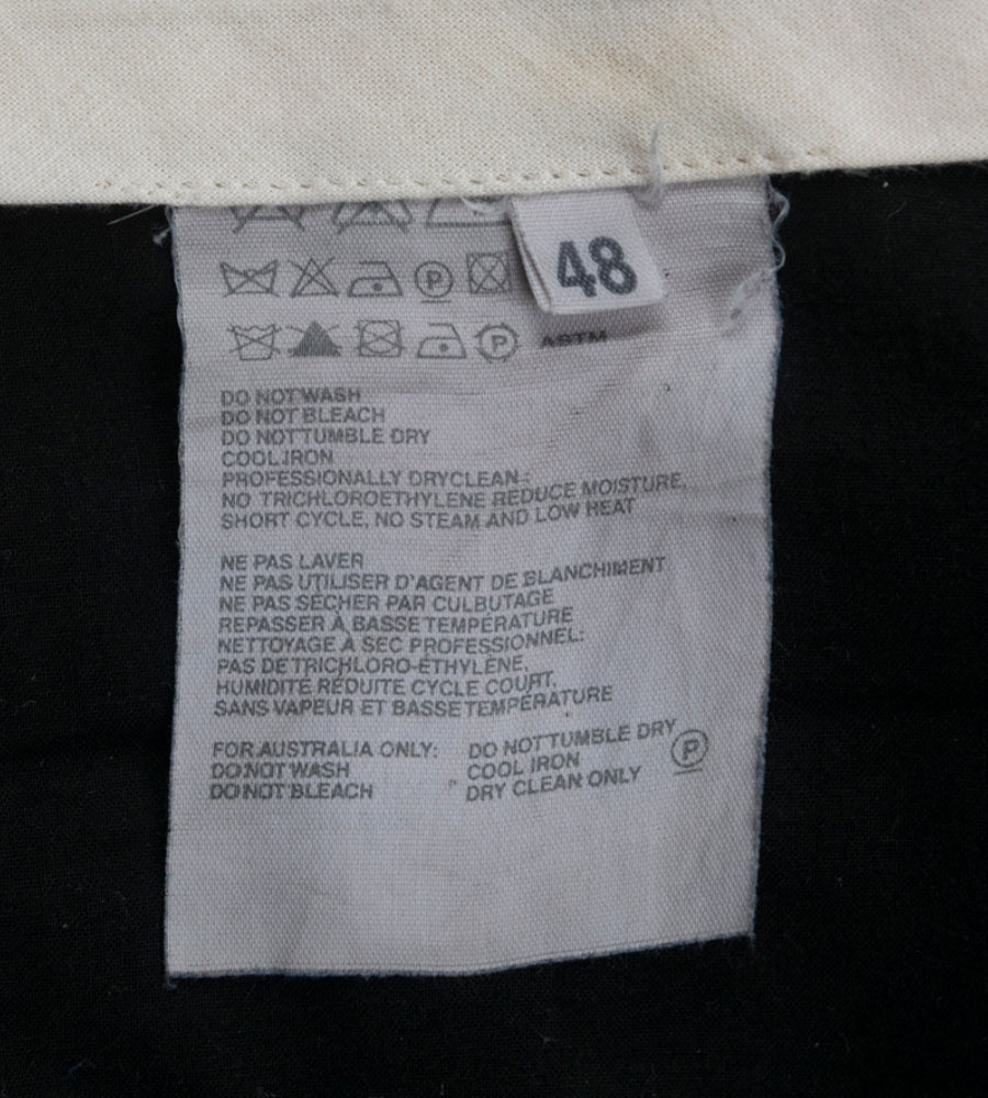 Helmut Lang FW2000 Wool Suit in Charcoal