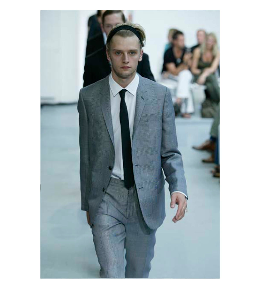 Helmut Lang FW2000 Wool Suit in Charcoal