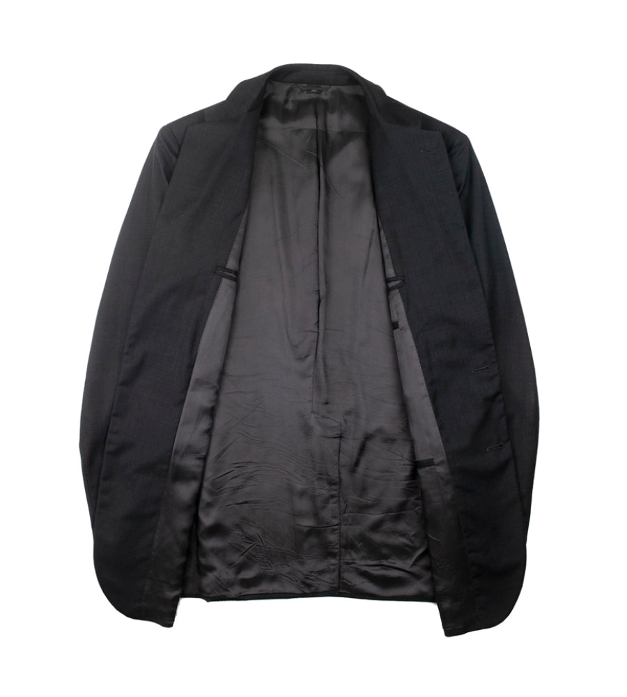 Helmut Lang FW2000 Wool Suit in Charcoal