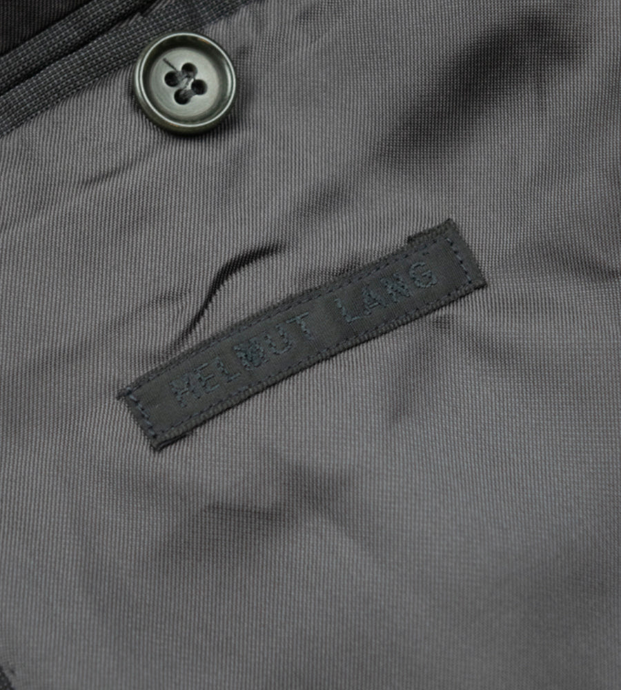 Helmut Lang FW2000 Wool Suit in Charcoal