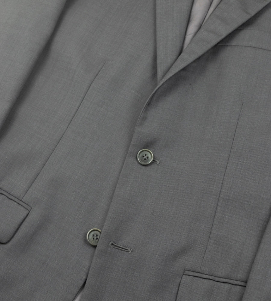 Helmut Lang FW2000 Wool Suit in Charcoal