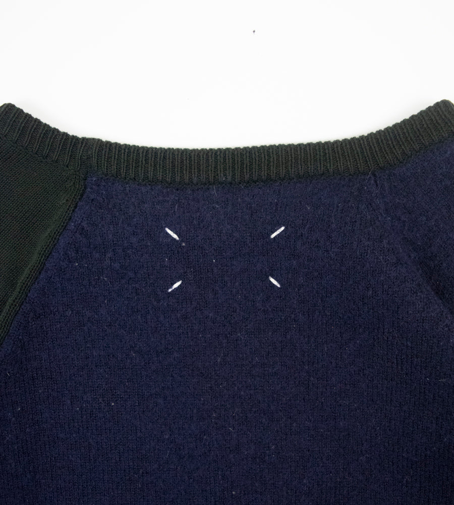 Martin Margiela / Miss Deanna (10) Asymmetrical Wool/Cotton Sweater