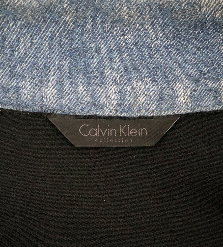 Calvin Klein Collection S/S 2016 Digital Jacquard Denim Jacket