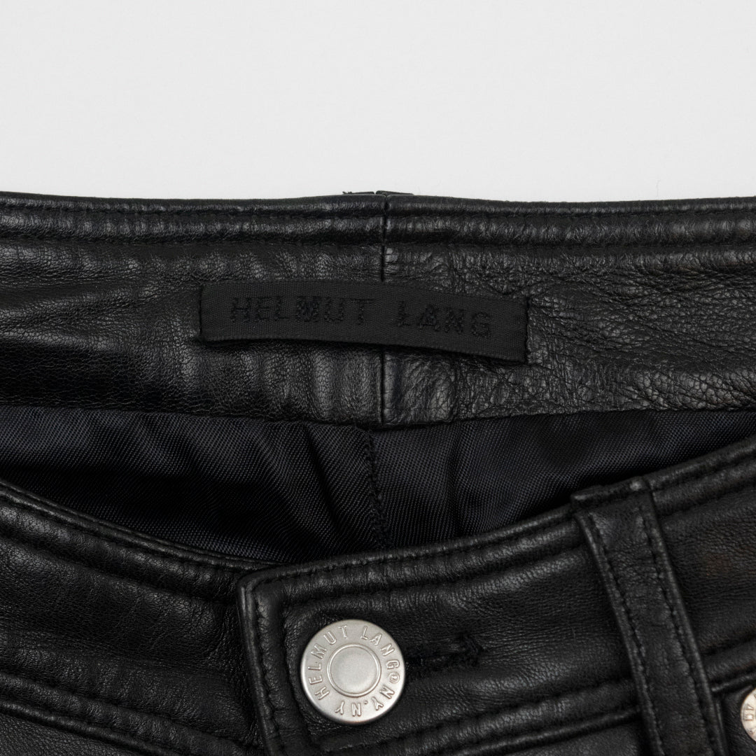Helmut Lang F/W 2003 Leather Trousers