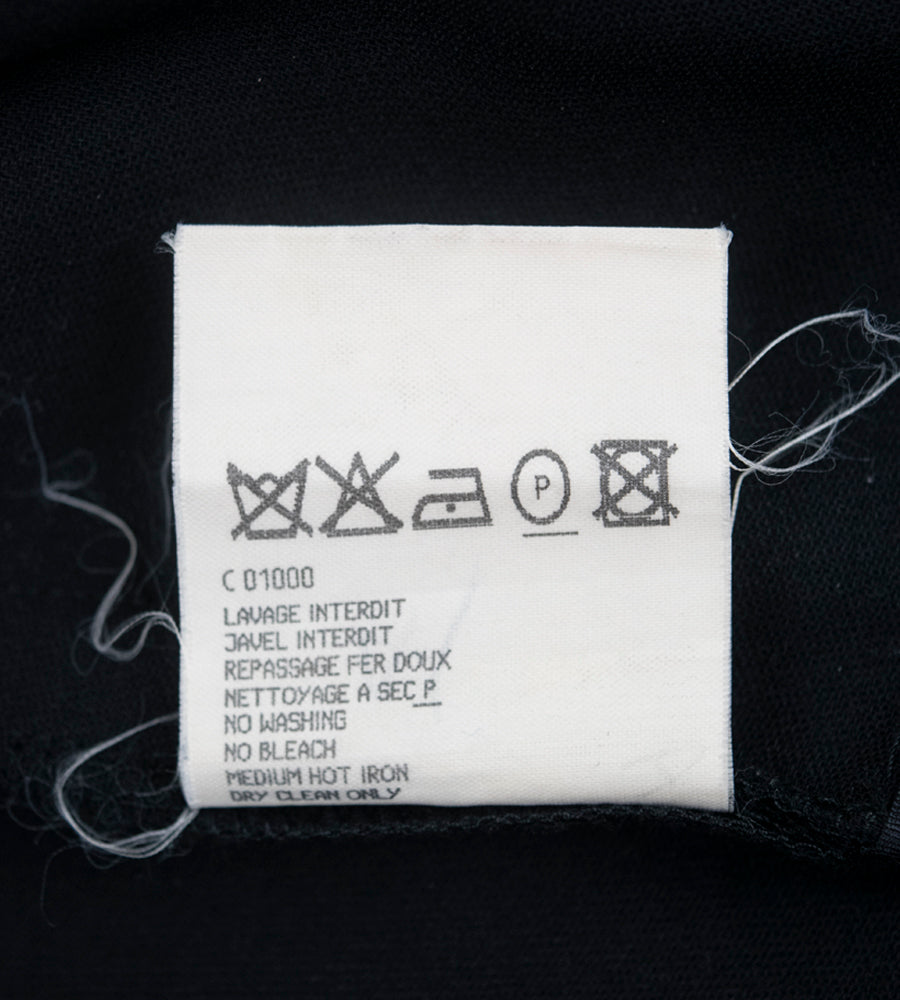 Yves Saint Laurent Rive Gauche Wool Pants with Tassel Wrap