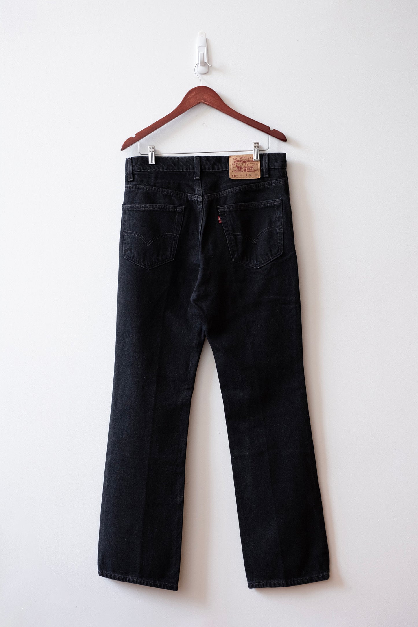 Vintage Levi's 1990s Black Red Tab 517 Jeans