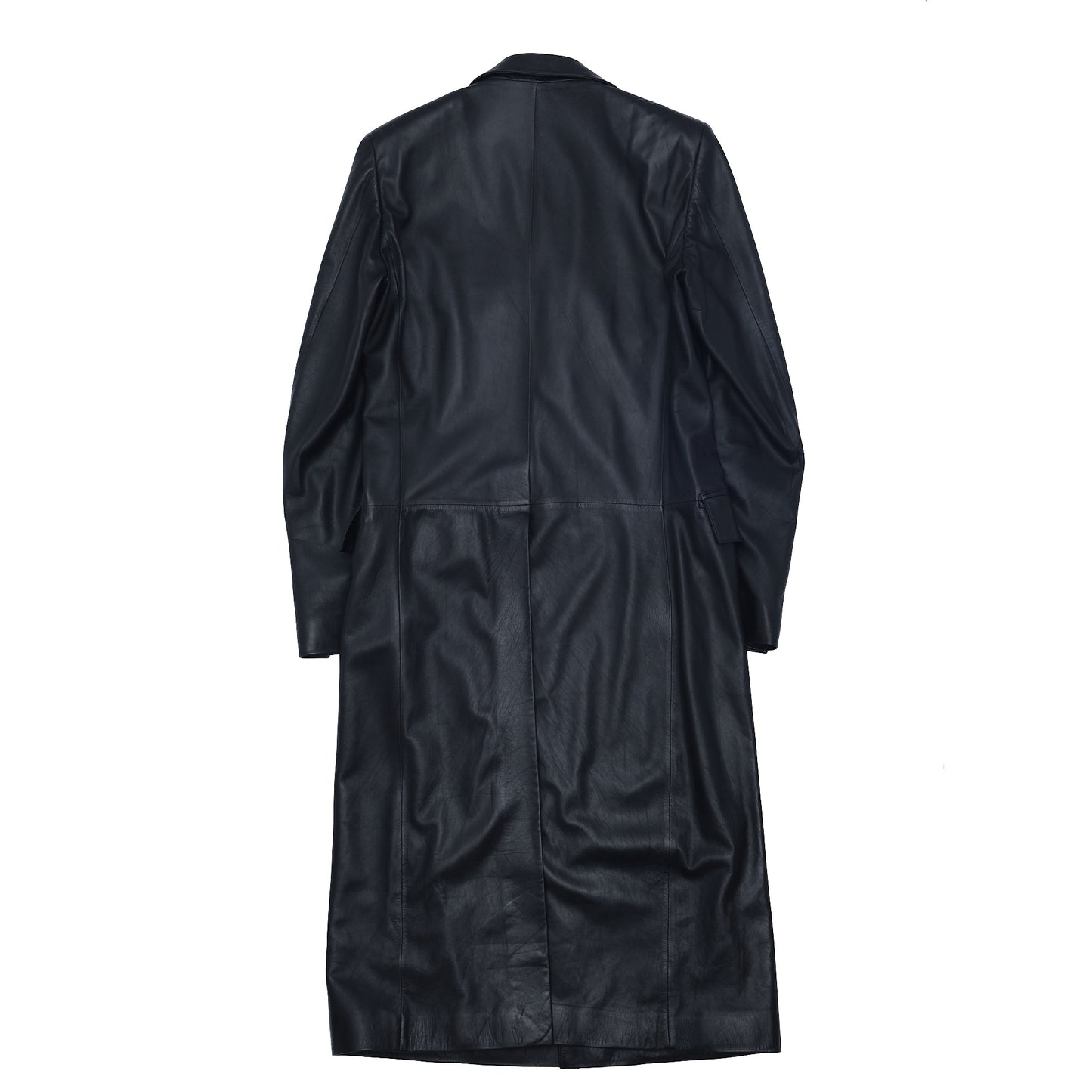 Yves Saint Laurent Rive Gauche Hedi Slimane 1999/2000 'Black Tie' Lambskin Trench Coat