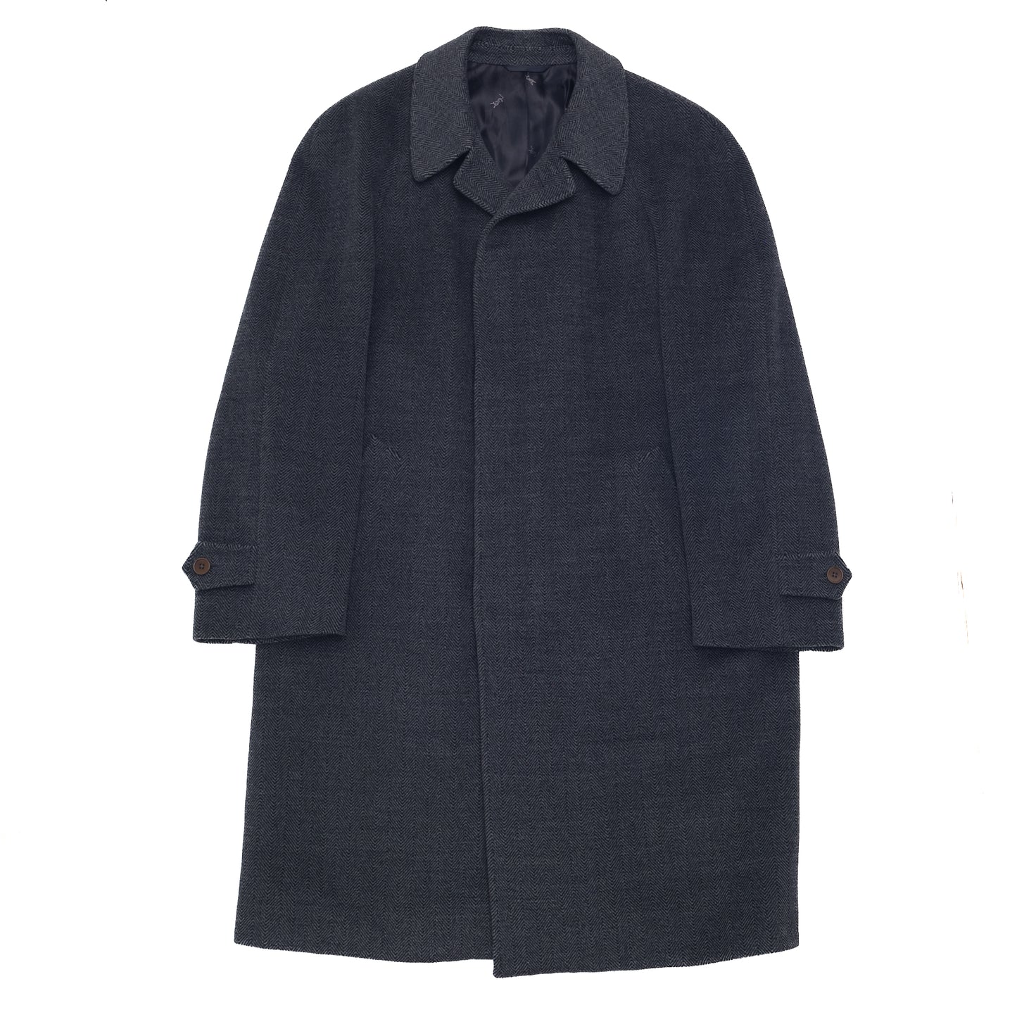 Yves Saint Laurent Rive Gauche 1990s Wool Cashmere Raglan Coat