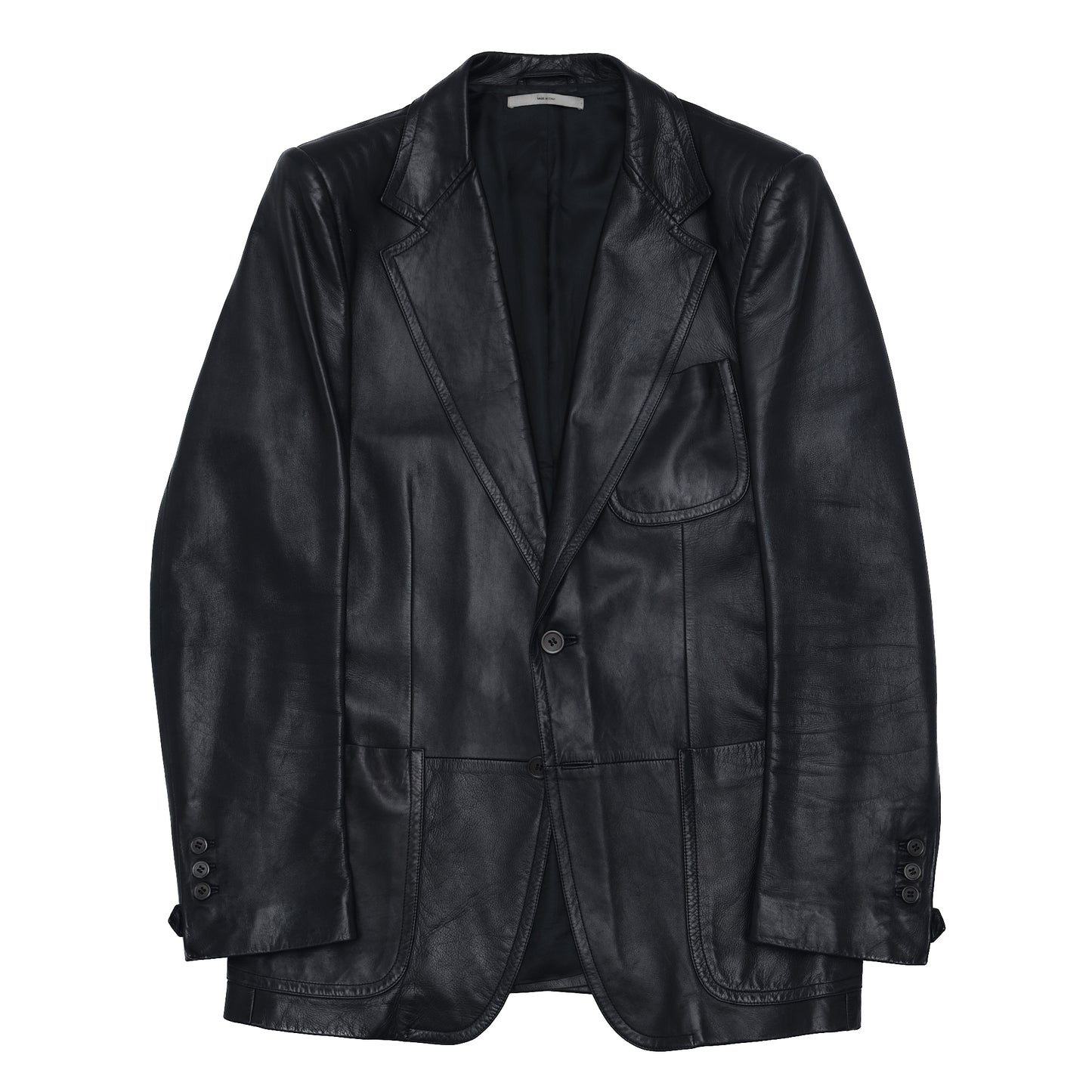 Tom Ford for Yves Saint Laurent Rive Gauche F/W 2002 Leather Blazer