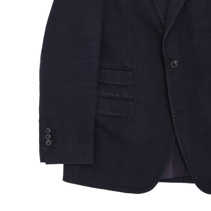 Martin Margiela F/W2005 Moleskin Cotton Pinstripe Suit in Navy