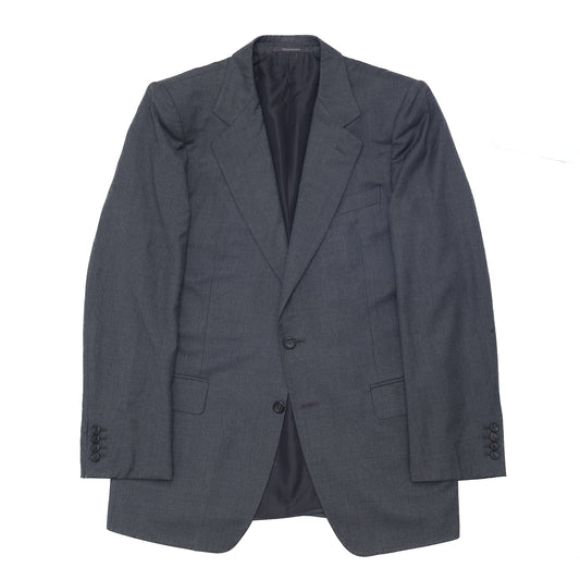 Tom Ford for Yves Saint Laurent 2000s Solid Blazer in Charcoal Grey