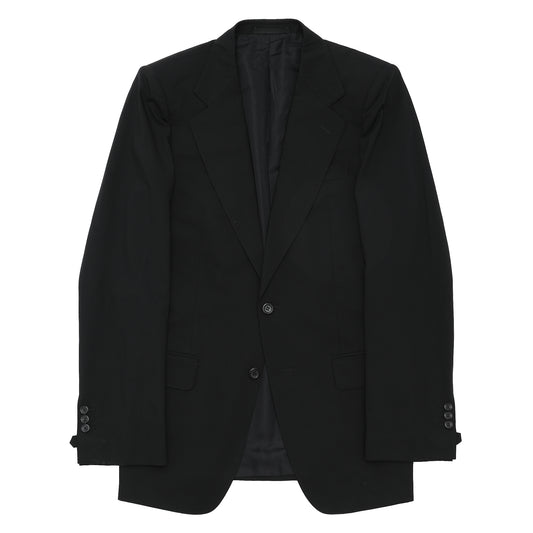 Tom Ford for Yves Saint Laurent 2000s Notch Lapel Blazer in Black