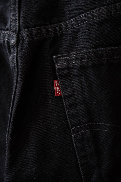 Vintage Levi's 1990s Black Red Tab 517 Jeans