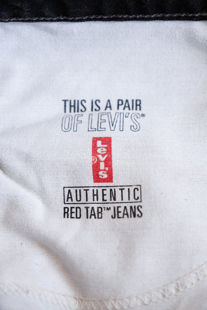 Vintage Levi's 1990s Black Red Tab 517 Jeans