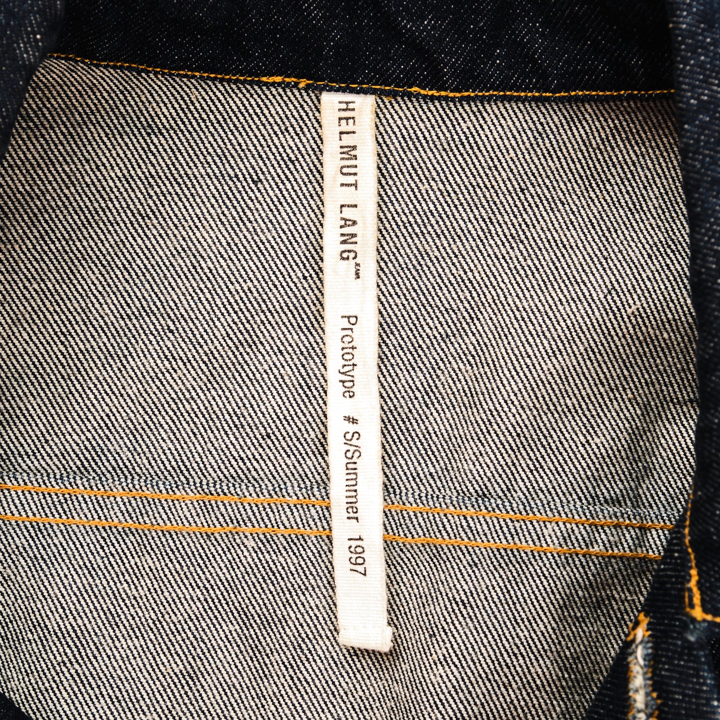 Helmut Lang S/S 1997 GTR Prototype Denim Jacket