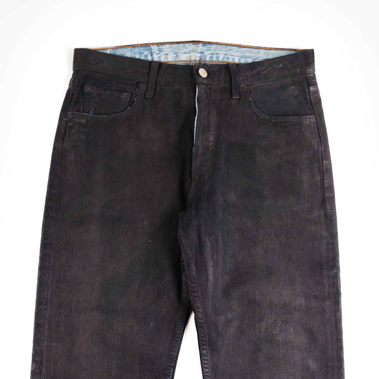 Martin Marigela Artisanal (0)(10) Black Coated Denim