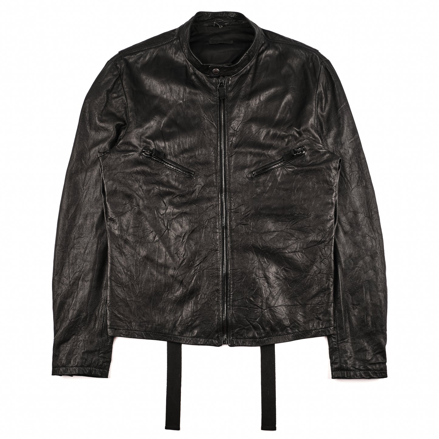 Helmut Lang S/S 2004 Cafe Rider in Crushed Leather